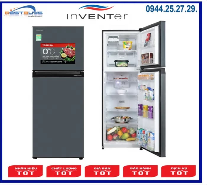 So sánh giá Tủ lạnh Toshiba Inverter 271 lít GR-RT349WE-PMV(68) - Tìm sản phẩm giá rẻ nhất - Ảnh 32