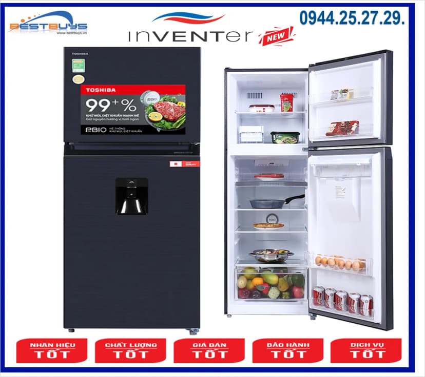 So sánh giá Tủ lạnh Toshiba Inverter 271 lít GR-RT349WE-PMV(68) - Tìm sản phẩm giá rẻ nhất - Ảnh 58