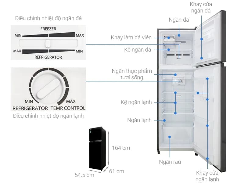 So sánh giá Tủ lạnh Toshiba Inverter 271 lít GR-RT349WE-PMV(68) - Tìm sản phẩm giá rẻ nhất - Ảnh 90