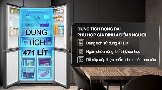So sánh giá Tủ lạnh Toshiba Inverter 471 lít Multi Door GR-RF606WI-PMV(60)-AG rẻ nhất? - Ảnh 11