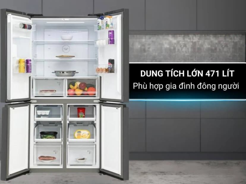 Tủ lạnh Toshiba Inverter 471 lít Multi Door GR-RF606WI-PMV(60)-AG - Giá rẻ nhất hôm nay - Ảnh 15