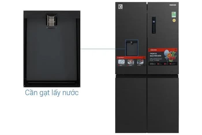 Tủ lạnh Toshiba Inverter 471 lít Multi Door GR-RF606WI-PMV(60)-AG - Giá rẻ nhất hôm nay - Ảnh 6