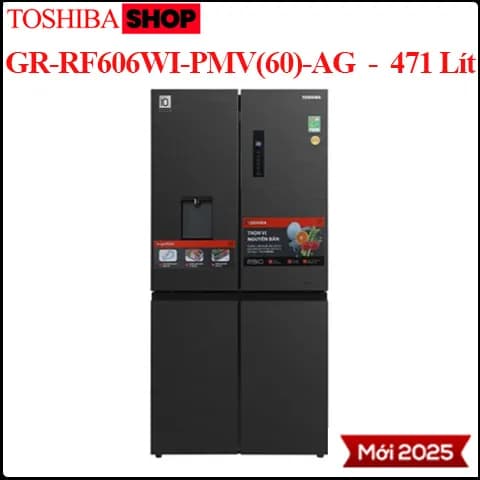 Tủ lạnh Toshiba Inverter 471 lít Multi Door GR-RF606WI-PMV(60)-AG - Giá rẻ nhất hôm nay - Ảnh 10