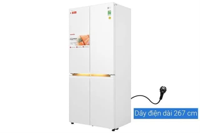 So sánh giá Tủ lạnh Toshiba Inverter 535 lít Japandi Multi Door GR-RF695WI-PGV(67) rẻ nhất? - Ảnh 4