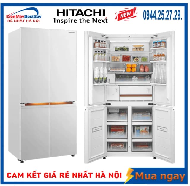 So sánh giá Tủ lạnh Toshiba Inverter 535 lít Japandi Multi Door GR-RF695WI-PGV(67) rẻ nhất? - Ảnh 7