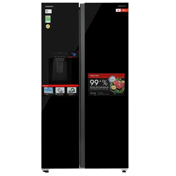 So sánh giá Tủ lạnh Toshiba Inverter 568 lít Side By Side GR-RS755WIA-PGV(22)-XK rẻ nhất?