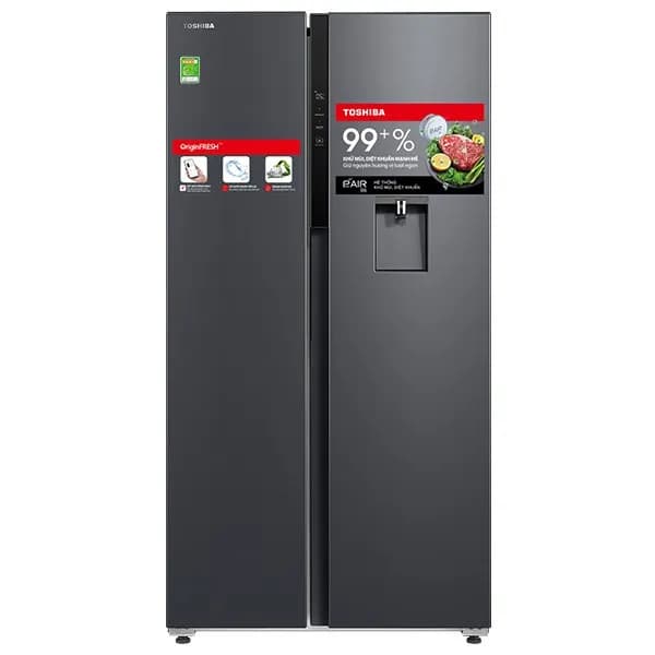 Tủ lạnh Toshiba Inverter 596 lít Side By Side GR-RS775WI-PMV(06)-MG - Giá rẻ nhất hôm nay - Ảnh 1