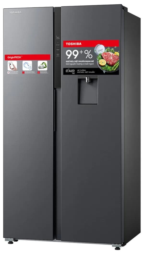 Tủ lạnh Toshiba Inverter 596 lít Side By Side GR-RS775WI-PMV(06)-MG - Giá rẻ nhất hôm nay - Ảnh 5
