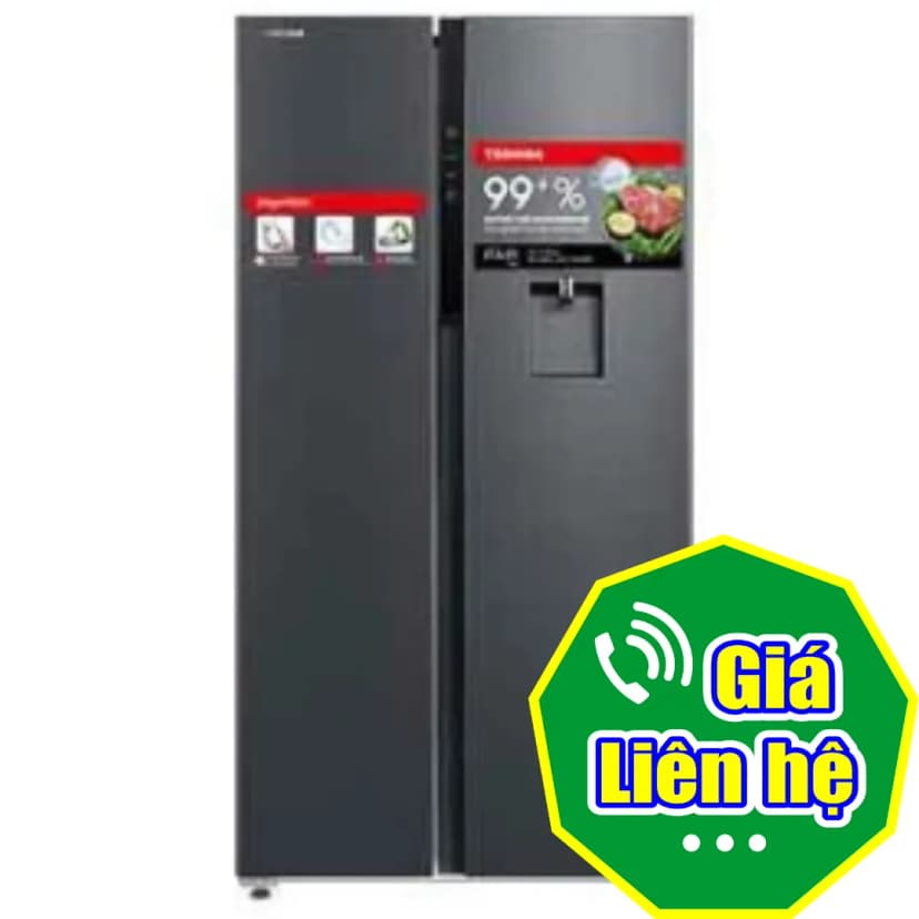 Tủ lạnh Toshiba Inverter 596 lít Side By Side GR-RS775WI-PMV(06)-MG - Giá rẻ nhất hôm nay - Ảnh 8
