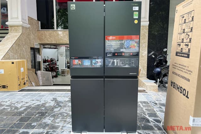 So sánh giá Tủ lạnh Toshiba Inverter 711 lít Multi Door GR-RF900WI-PMV(06)-MG rẻ nhất? - Ảnh 17