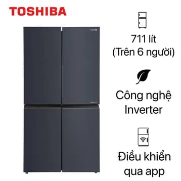 So sánh giá Tủ lạnh Toshiba Inverter 711 lít Multi Door GR-RF900WI-PMV(06)-MG rẻ nhất? - Ảnh 8
