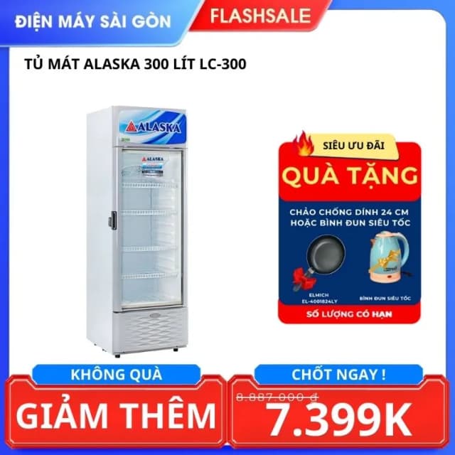 So sánh giá Tủ mát Alaska 300 lít LC-300 rẻ nhất? - Ảnh 7