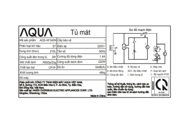 So sánh giá Tủ mát Aqua 215 Lít AQS-AF340N rẻ nhất? - Ảnh 17