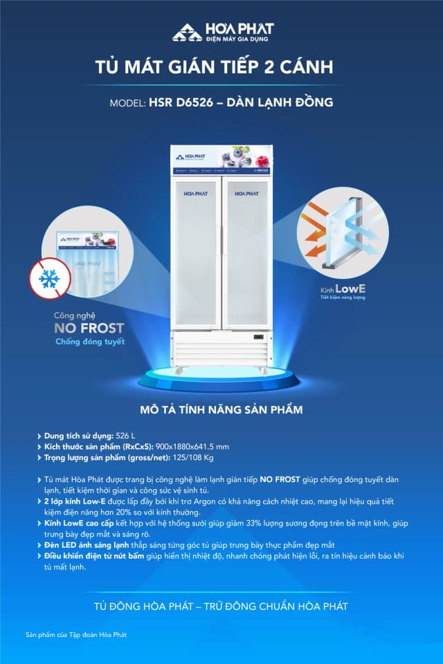 So sánh giá Tủ mát Hòa Phát 526 lít HSR D6526 rẻ nhất? - Ảnh 16