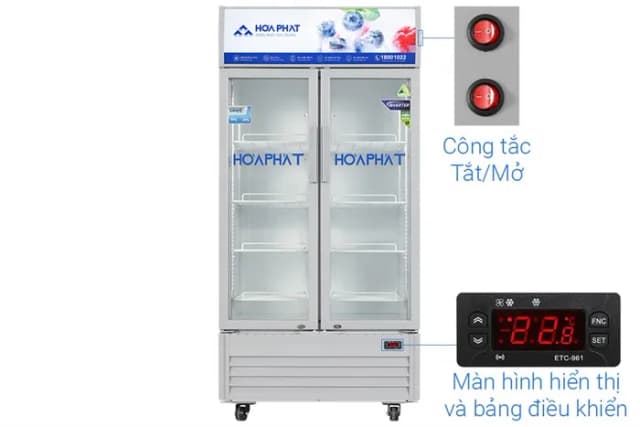 So sánh giá Tủ mát Hòa Phát Inverter 526 lít HSR D8526 rẻ nhất? - Ảnh 2