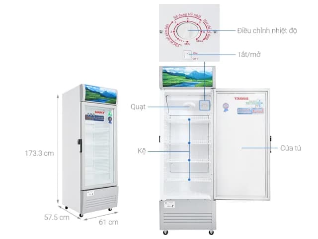 So sánh giá Tủ mát Sanaky 240 lít TM.VH308KL rẻ nhất? - Ảnh 2