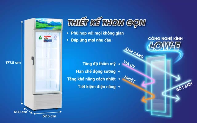 So sánh giá Tủ mát Sanaky 300 lít VH-3089K rẻ nhất? - Ảnh 8