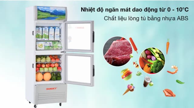 So sánh giá Tủ mát Sanaky Inverter 340 lít VH-408W3L rẻ nhất? - Ảnh 5