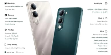 Điện thoại vivo Y04 6GB/128GB - 9