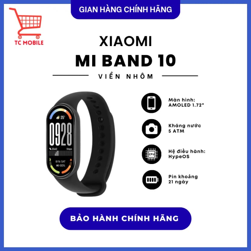 So sánh giá Vòng đeo tay thông minh Mi Band 10 Pro - Tìm sản phẩm giá rẻ nhất - Ảnh 5