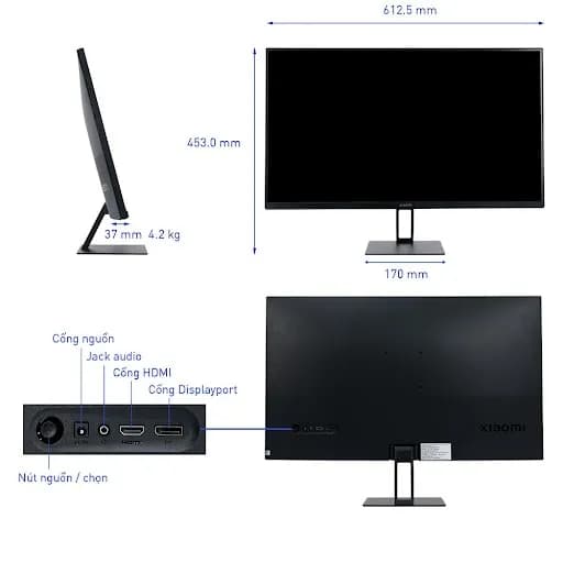 So sánh giá Màn hình Xiaomi A27Qi 27 inch 2K/IPS/100Hz/6ms rẻ nhất? - Ảnh 20