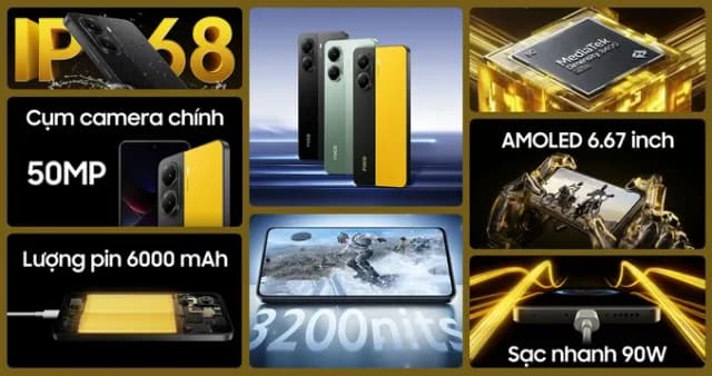 So sánh giá Điện thoại Xiaomi POCO X7 Pro 12GB/256GB rẻ nhất? - Ảnh 4