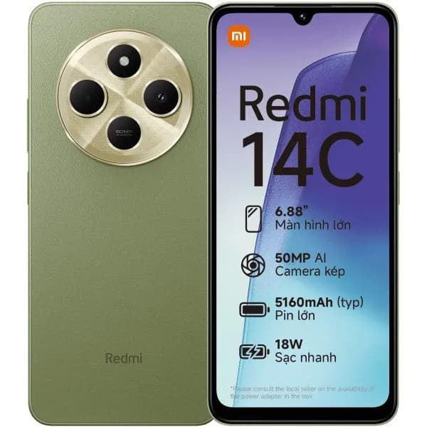 Điện thoại Xiaomi Redmi 14C 6GB/128GB - 2