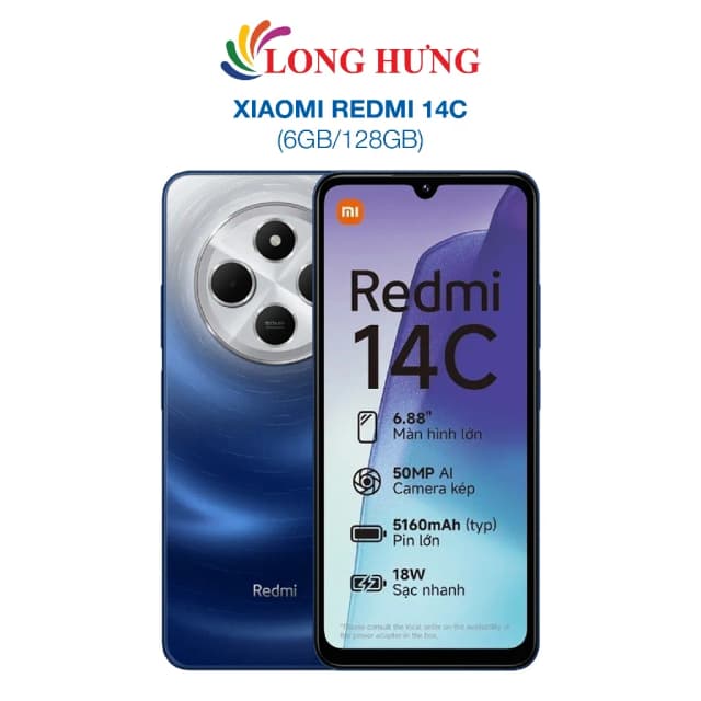 Điện thoại Xiaomi Redmi 14C 6GB/128GB - 13