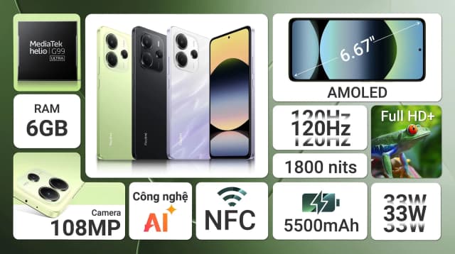Điện thoại Xiaomi Redmi Note 14 6GB/128GB - 19