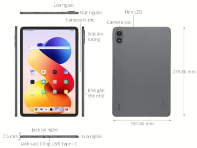 Máy tính bảng Xiaomi Redmi Pad 2 Pro WiFi 8GB/256GB - 9