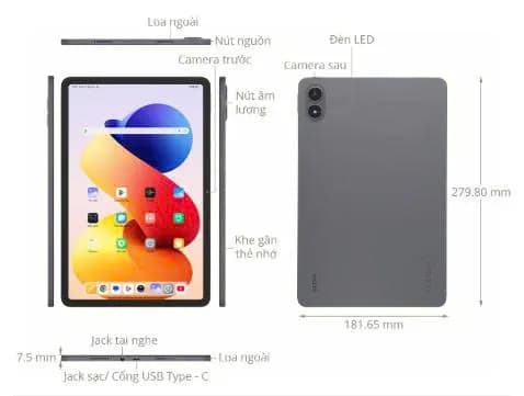 Máy tính bảng Xiaomi Redmi Pad 2 WiFi 8GB/256GB - 17
