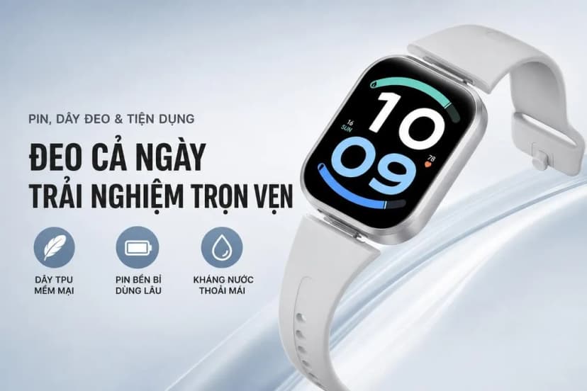So sánh giá Xiaomi Redmi Watch 6 Active 47 mm dây TPU - Tìm sản phẩm giá rẻ nhất - Ảnh 5